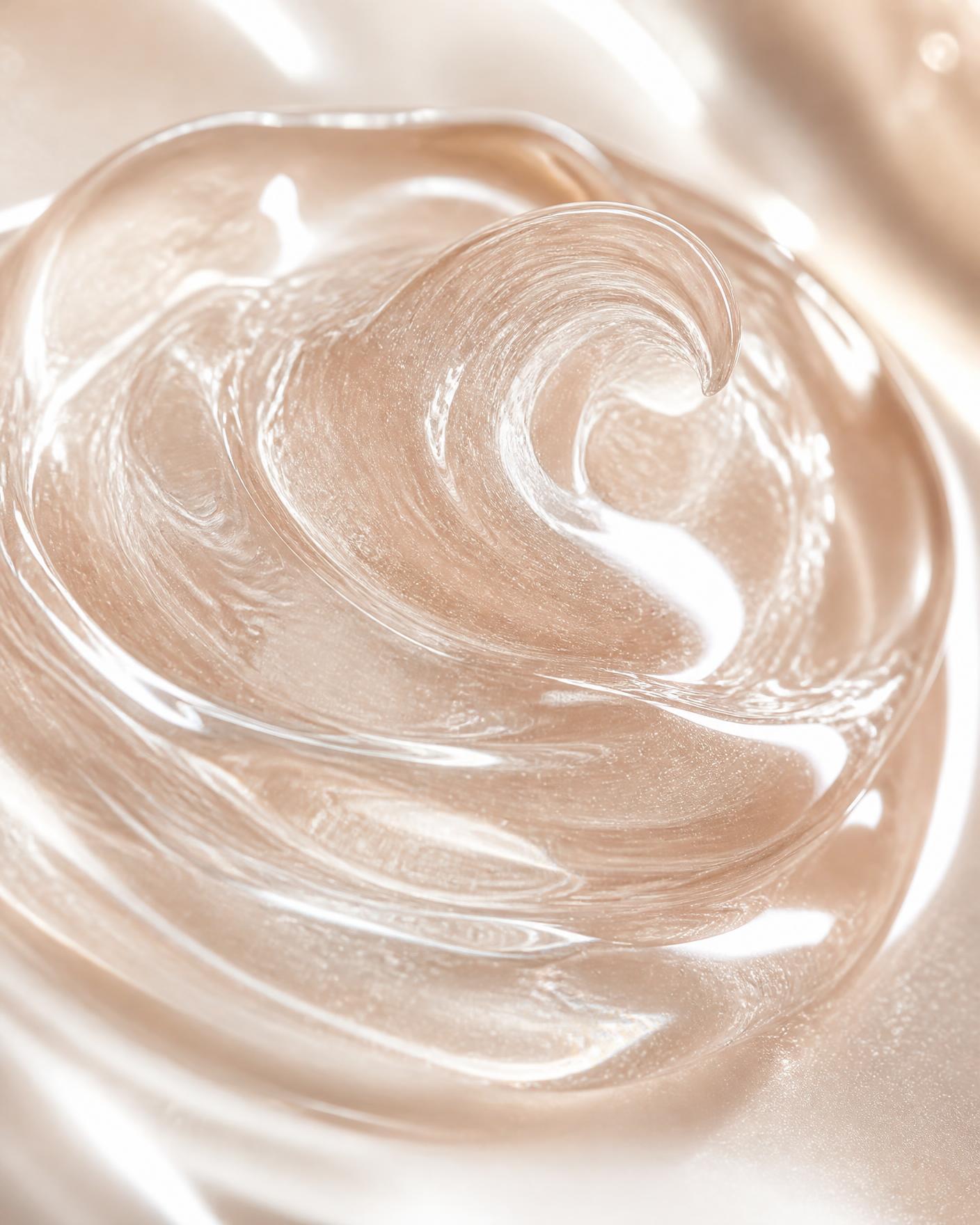 Macro della texture del gel